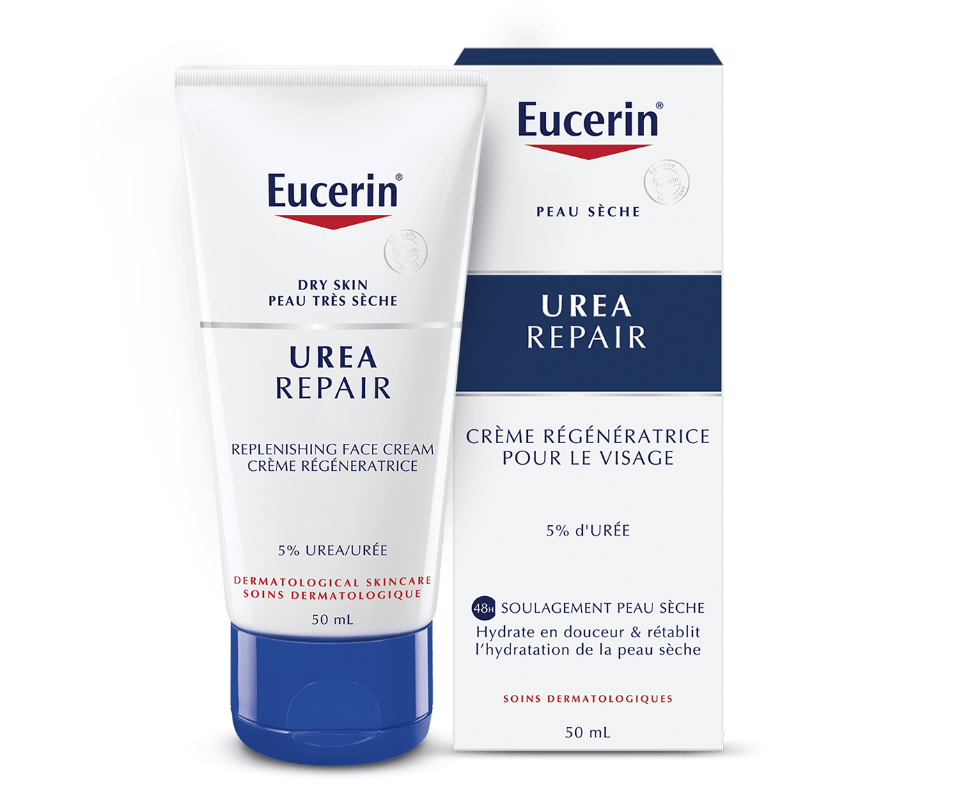 Eucerin : Urée |Crème régénératrice de jour pour le visage 5 % d'urée ...